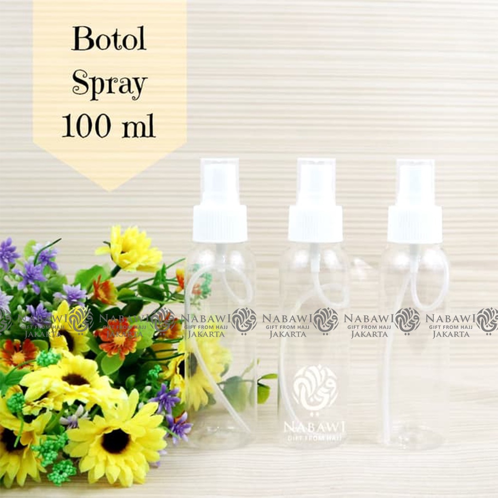 Botol Wudhu Travel Botol Spray 100 ml - Toko Nabawi Oleh-oleh Umroh Haji
